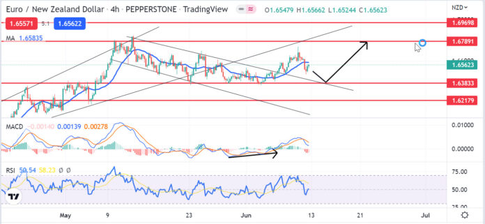 วิเคราะห์คู่เงิน EURNZD วันที่ 13-17 มิถุนายน 2565