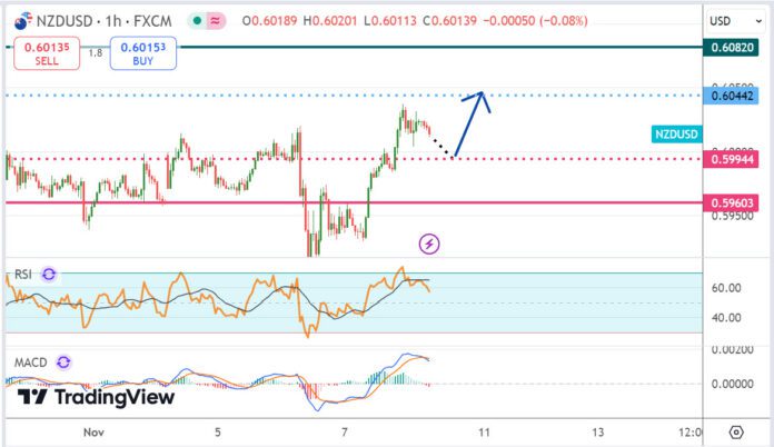วิเคราะห์คู่เงิน NZDUSD ประจำวันที่ 8 พฤศจิกายน 2567
