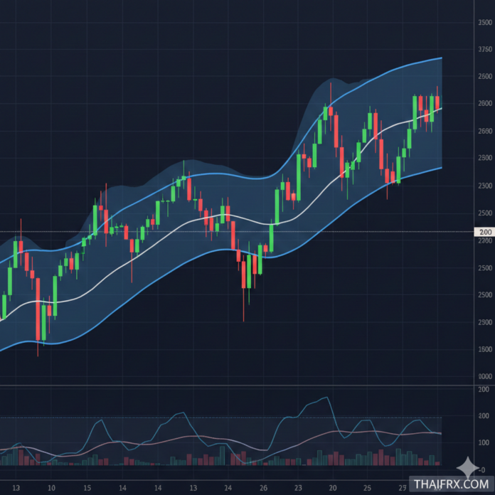 Bollinger Bands สำหรับวัดความผันผวน (Volatility)
