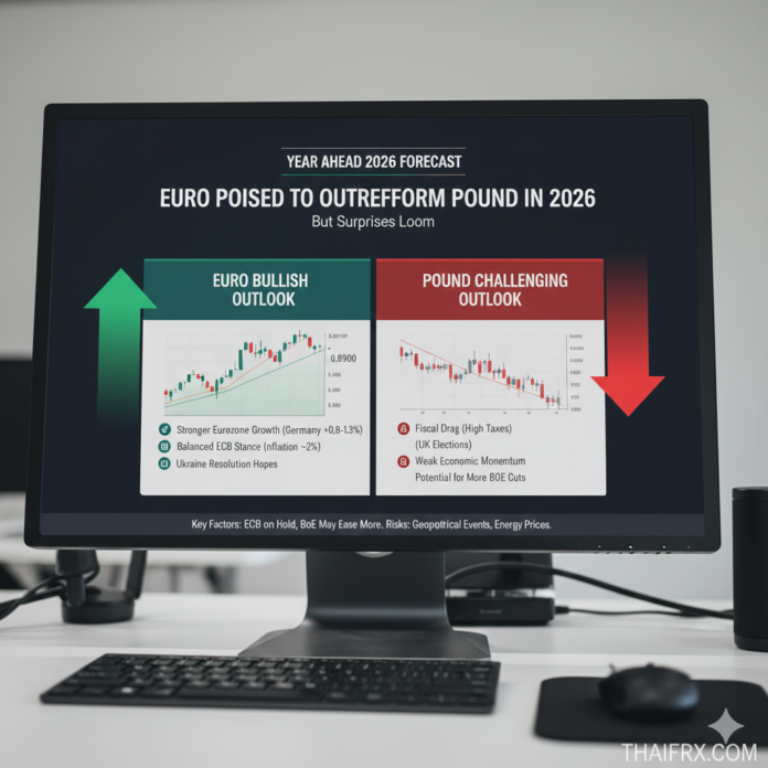 แนวโน้มปี 2569: ยูโรจ่อแข็งค่าแซงหน้าปอนด์ ท่ามกลางปัจจัยเซอร์ไพรส์ที่ต้องจับตา
