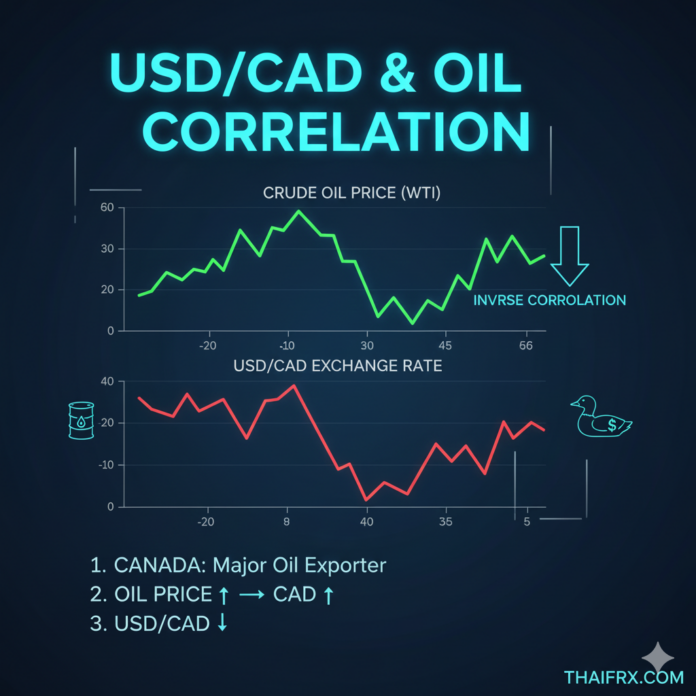 คู่เงิน USD/CAD (ดอลลาร์สหรัฐ เทียบกับ ดอลลาร์แคนาดา) หรือที่เทรดเดอร์เรียกกันติดปากว่า 
