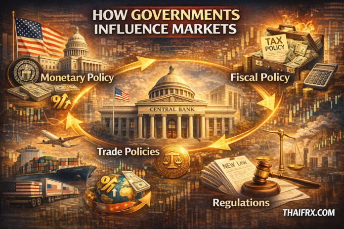 รัฐบาลมีอิทธิพลต่อตลาดอย่างไร
