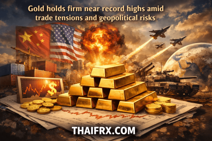 ราคาทองคำในวันนี้ รักษาความแข็งแกร่ง ยังคงเคลื่อนไหวหนาแน่นอยู่ในโซน 5,080