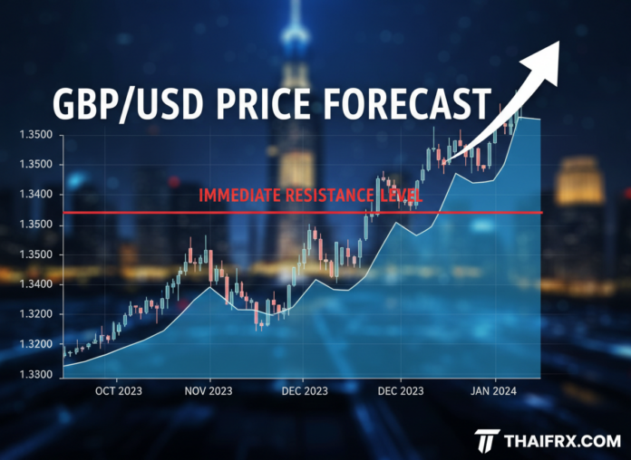 GBP/USD วิเคราะห์ทางเทคนิค: สู้ที่ด่าน 1.3450 ขณะที่ดอลลาร์อ่อนแรง