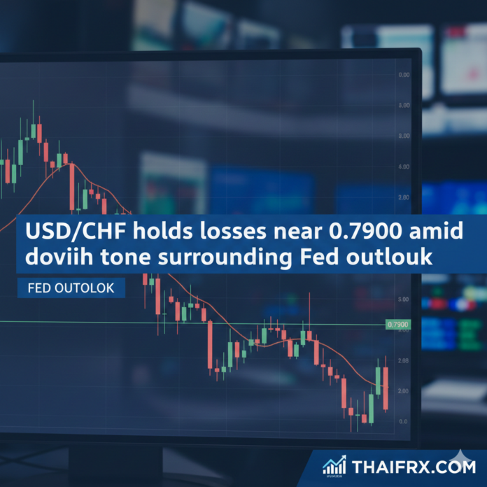 USD/CHF ทรงตัวขาดทุนใกล้ 0.7900 ท่ามกลางโทน dovish รอบแนวโน้มเฟด