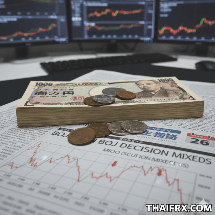 เงินเยนญี่ปุ่นยังคงแข็งค่าขึ้นท่ามกลางสัญญาณที่หลากหลาย ขณะที่นักลงทุนรอการตัดสินใจจากธนาคารกลางญี่ปุ่น