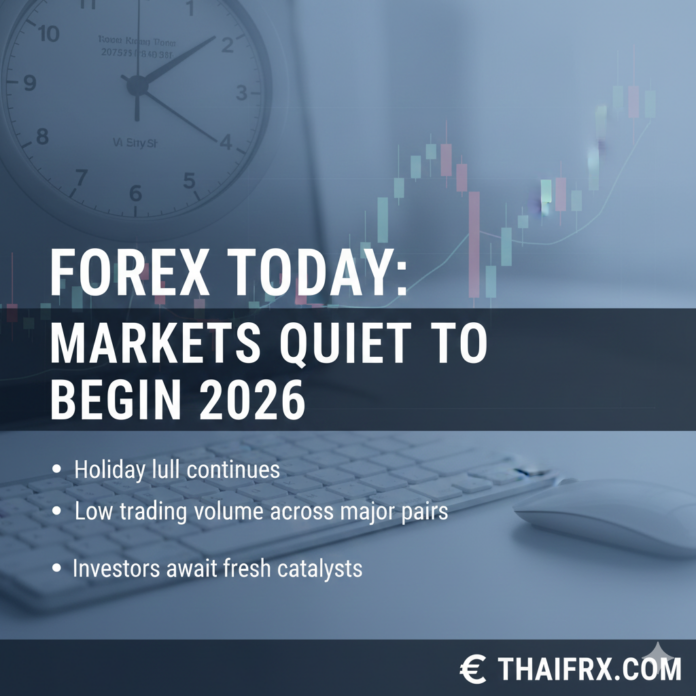 Forex Today: ตลาดยังคงเงียบสงบในวันแรกของปี 2026