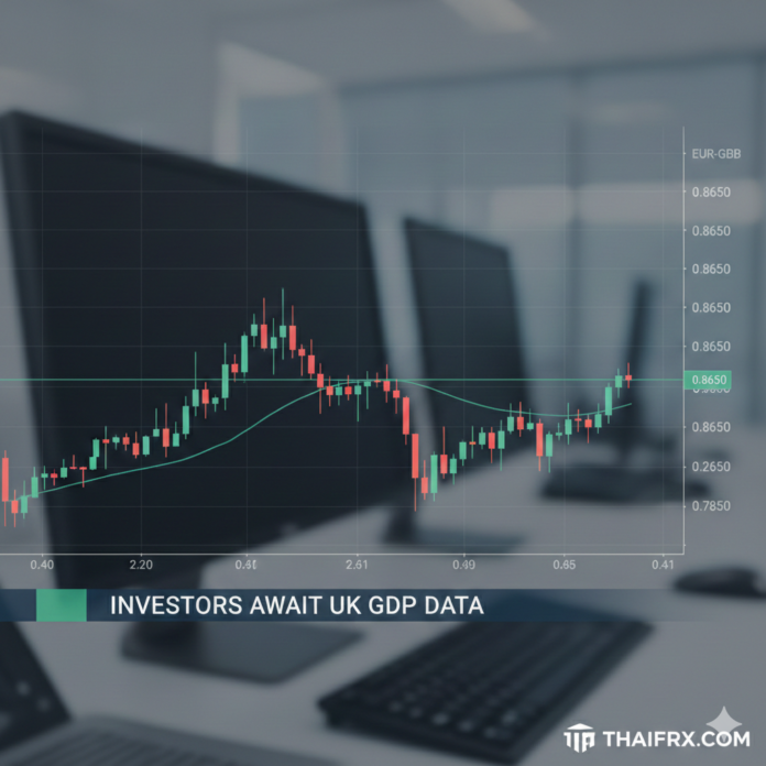 EUR/GBP เคลื่อนไหวทรงตัวใกล้ 0.8650 ขณะนักลงทุนรอข้อมูล GDP ของสหราชอาณาจักร