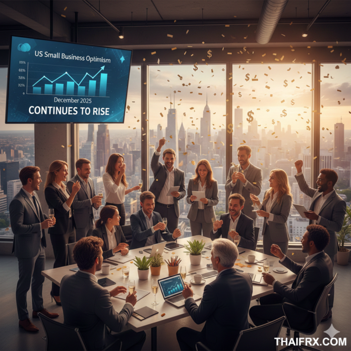 ความเชื่อมั่นของธุรกิจขนาดเล็กในสหรัฐฯ ยังคงเพิ่มสูงขึ้นอย่างต่อเนื่อง