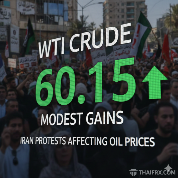 สรุปสถานการณ์ราคาน้ำมันดิบ WTI ประจำวันที่ 15 มกราคม 2569