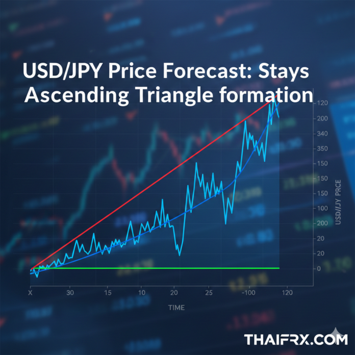USD/JPY: ยังคงอยู่ในรูปแบบ Ascending Triangle