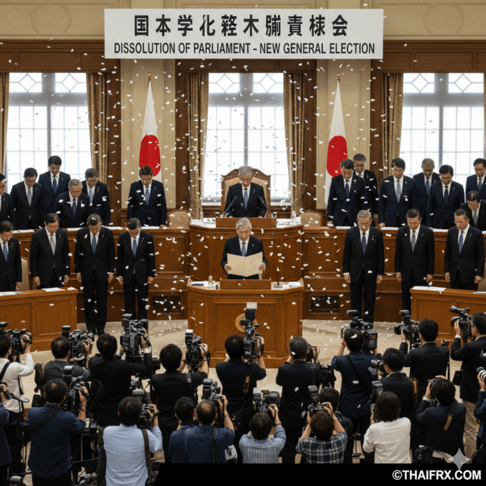 คาดการณ์ นายกรัฐมนตรีญี่ปุ่นเตรียมประกาศยุบสภาเพื่อเลือกตั้งใหม่ วันนี้