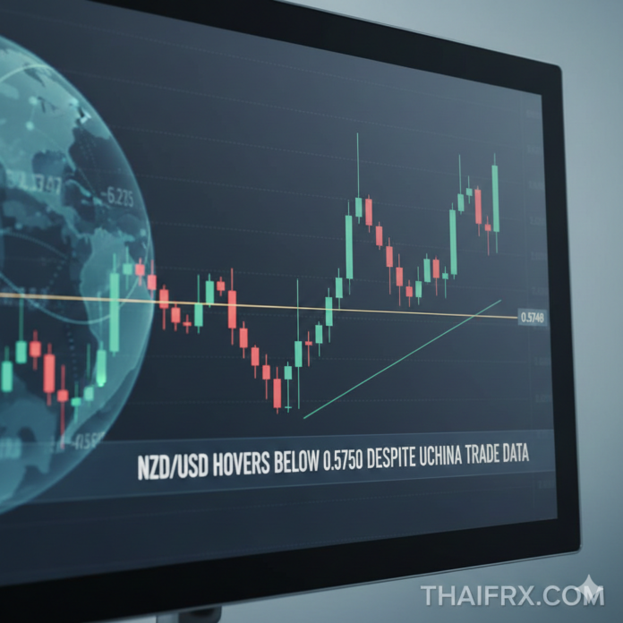 NZD/USD แกว่งตัวอยู่ใต้ระดับ 0.5750