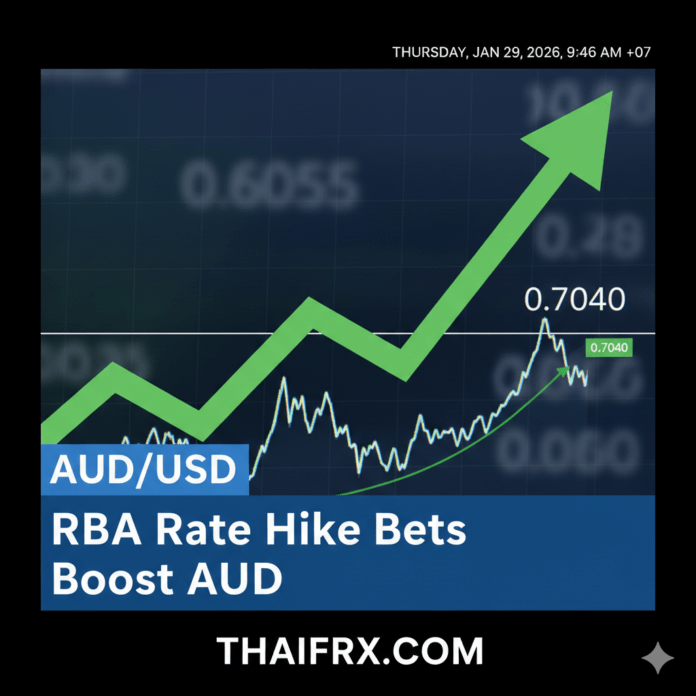 วิเคราะห์สถานการณ์คู่เงิน AUD/USD ประจำวันที่ 29 มกราคม 2569