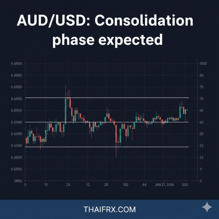AUD/USD ตลาดกำลังเข้าสู่ช่วง Consolidation Phase หรือ 