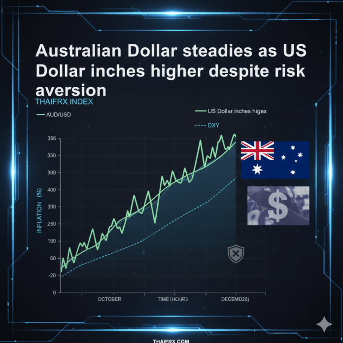ดอลลาร์ออสเตรเลียทรงตัว ขณะที่ดอลลาร์สหรัฐแข็งค่าขึ้นเล็กน้อย แม้จะมีความเสี่ยงอยู่บ้างก็ตาม