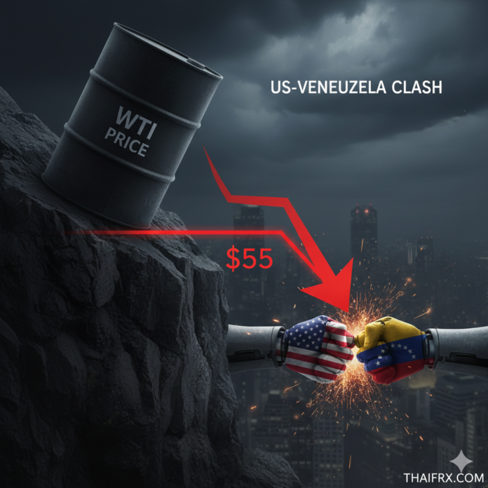 WTI: มีแนวรับสำคัญที่ $55 ท่ามกลางการปะทะระหว่างสหรัฐฯ-เวเนซุเอลา