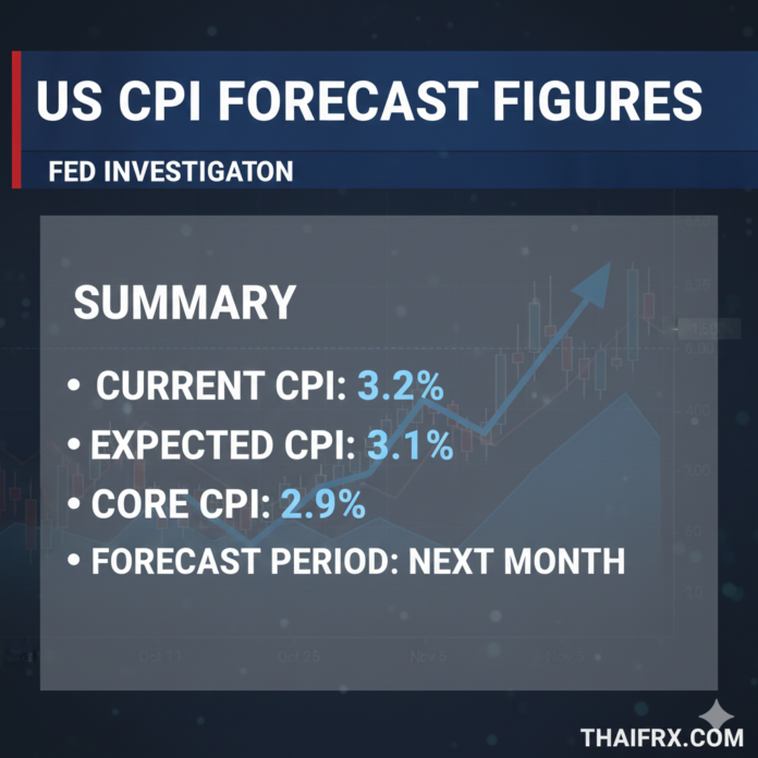 สรุปคาดการณ์ตัวเลข CPI สหรัฐฯ พรุ่งนี้