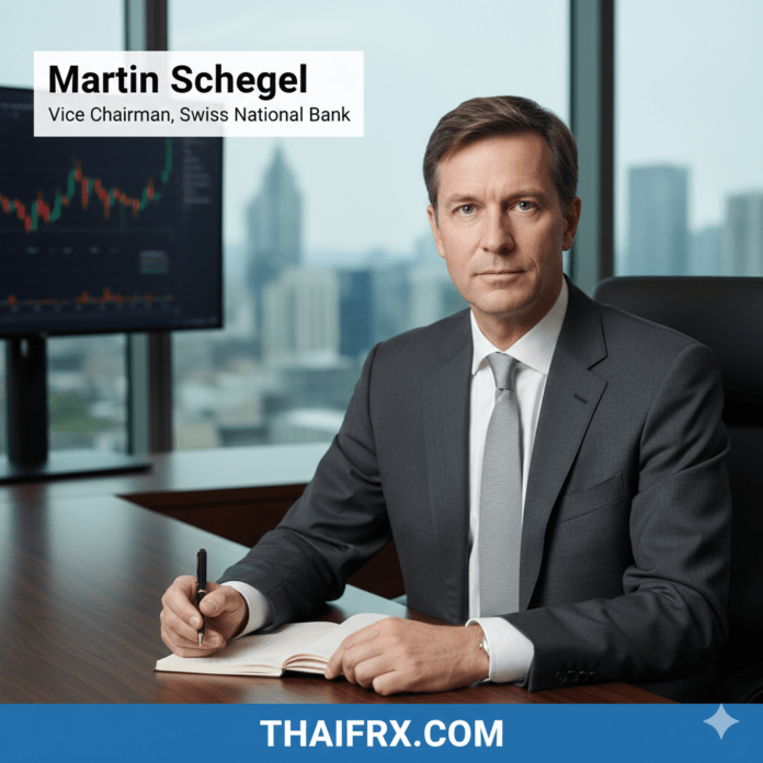 การแถลงของ มาร์ติน ชเลเกล (Martin Schlegel) ประธานธนาคารกลางสวิตเซอร์แลนด์ (SNB)