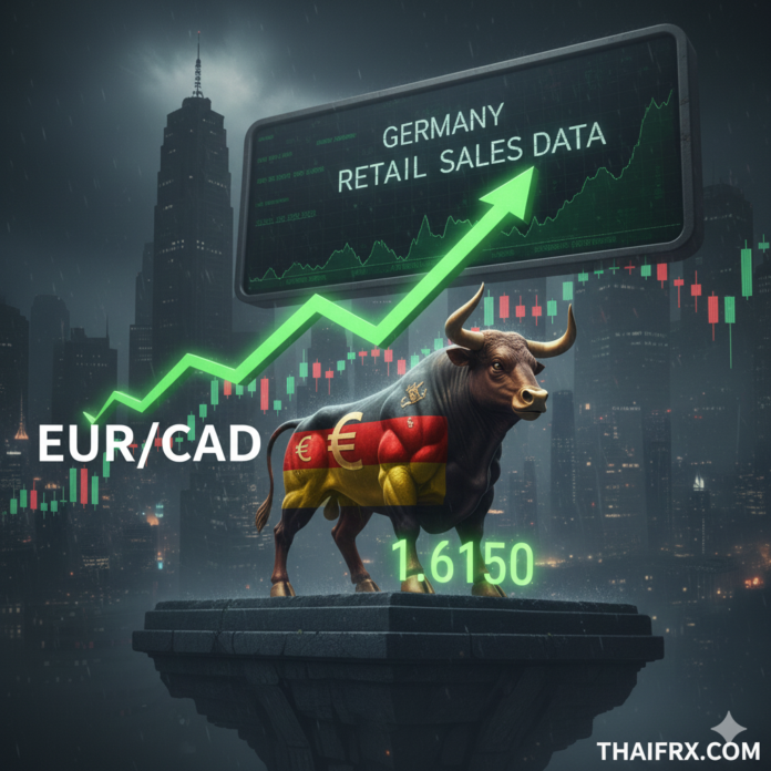 EUR/CAD แข็งค่าต่อเนื่องแถว 1.6150 เมื่อราคาน้ำมันร่วงกดดันเงินแคนาดา