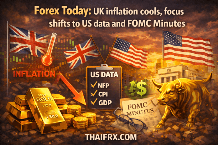 ตลาด Forex วันนี้ กำลังมุ่งหน้าสู่การประกาศข้อมูลเศรษฐกิจสำคัญของสหรัฐฯ รวมถึงรายงานการประชุม FOMC ในช่วงดึก