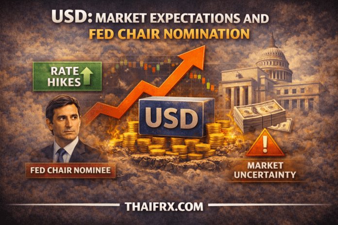 ดอลลาร์สหรัฐ: ความคาดหวังของตลาด และ ประธาน Fed คนใหม่: Kevin Warsh