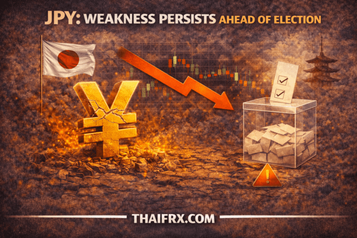 ค่าเงินเยน (JPY) ยังคงเผชิญกับสภาวะอ่อนค่าอย่างต่อเนื่อง ก่อนการเลือกตั้ง