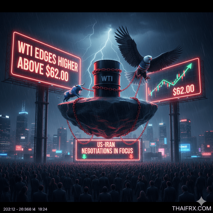 WTI ยืนเหนือ $62.30 ท่ามกลางปัจจัยบวกและลบที่ปะทะกัน