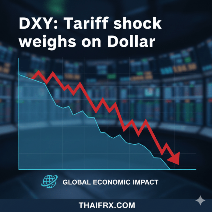 ดัชนีดอลลาร์สหรัฐ (DXY) กำลังเผชิญกับสภาวะ 