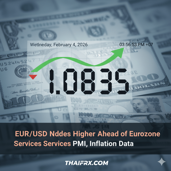 EUR/USD มีการขยับตัวสูงขึ้นเล็กน้อย เตรียมรับมือกับการประกาศข้อมูลเศรษฐกิจสำคัญของยูโรโซน