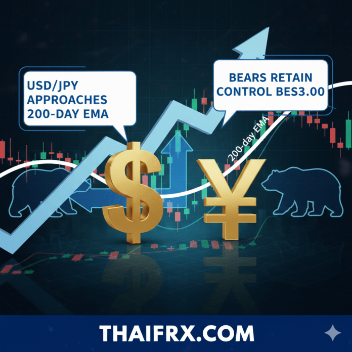 USD/JPY กำลังอยู่ในช่วง 