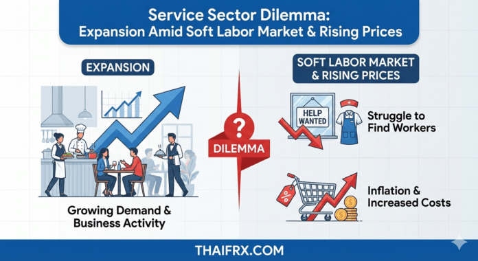 ภาคบริการของสหรัฐฯ กำลังเผชิญกับสภาวะที่เรียกว่า Service Sector Dilemma