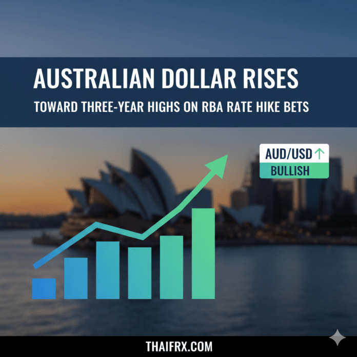 AUD/USD พุ่งขึ้นทดสอบระดับ 0.7130 ซึ่งเป็นระดับที่สูงที่สุดในรอบเกือบ 3 ปี