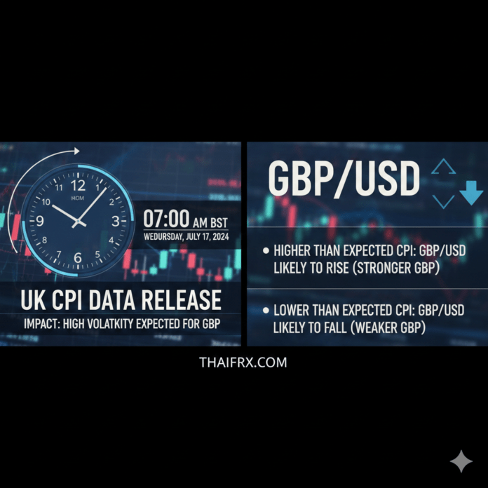 ตัวเลข CPI ของสหราชอาณาจักร (UK CPI) และ ผลกระทบต่อคู่เงิน GBP/USD