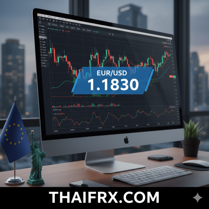 EUR/USD: ทรงตัวอยู่ที่ประมาณ 1.1830 หลังจากที่เผชิญกับความผันผวนอย่างหนักในช่วงปลายเดือนมกราคมที่ผ่านมา