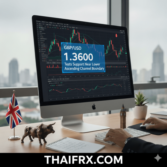 GBP/USD: ทดสอบแนวรับ 1.3600 ใกล้กับขอบเขตล่างของช่องแนวโน้มขาขึ้น