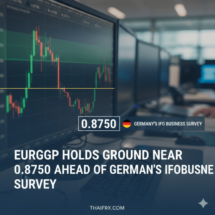 EUR/GBP ทรงตัวอยู่ในกรอบแคบๆ ใกล้ระดับ 0.8750