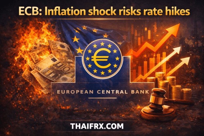 ECB: วิกฤตเงินเฟ้อ (Inflation Shock) อาจบีบให้ต้อง 