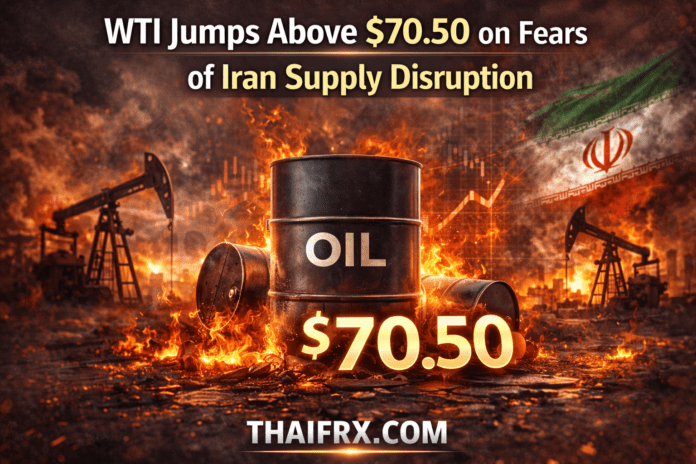 ราคาน้ำมันดิบ WTI พุ่งทะลุระดับ $72.00 - $73.00 เป็นการขยับตัวขึ้นที่รุนแรงที่สุดในรอบหลายปี