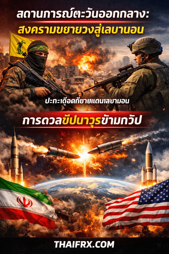 สรุปสถานการณ์ตะวันออกกลาง: สงครามขยายวงสู่เลบานอนและการดวลขีปนาวุธข้ามทวีป