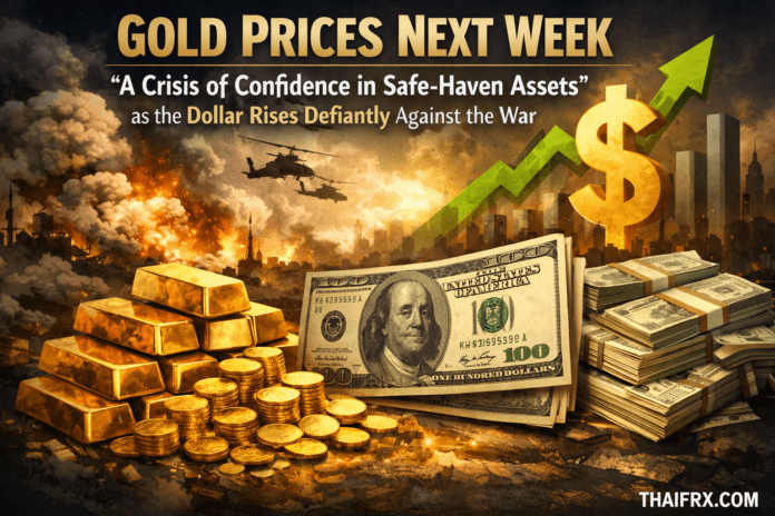 ราคาทองคำสัปดาห์หน้า: 