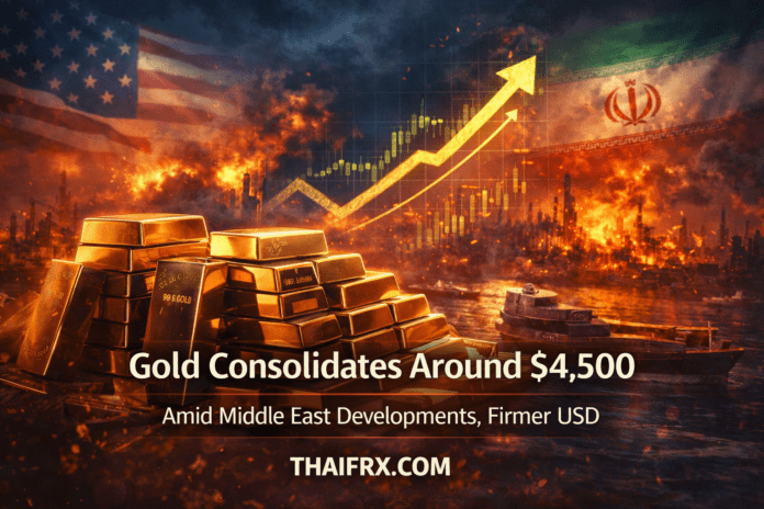 ราคาทองคำทรงตัวแถว $4,500! ตลาดผวาข่าวลือ 