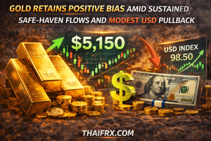 ราคาทองคำ (XAU/USD) พยายามทรงตัวและฟื้นตัวกลับขึ้นมาเคลื่อนไหวในโซน $5,150 - $5,180