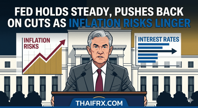 Fed คงดอกเบี้ยตามคาด! ส่งสัญญาณเบรกแผนลดดอกเบี้ย หลังเงินเฟ้อยังดื้อแพ่ง