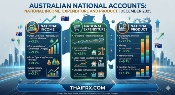 เศรษฐกิจออสเตรเลียเติบโต 