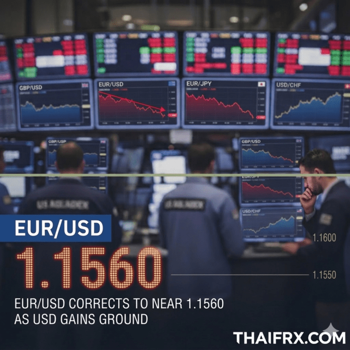 EUR/USD ย่อตัวแตะ 1.1560! หลังดอลลาร์เริ่มฟื้นตัว จับตา ECB จ่อถกขึ้นดอกเบี้ยเมษายนนี้