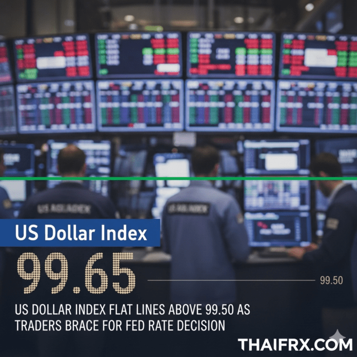 ดัชนีดอลลาร์สหรัฐ (DXY) เคลื่อนไหวในกรอบแคบเหนือระดับ 99.50