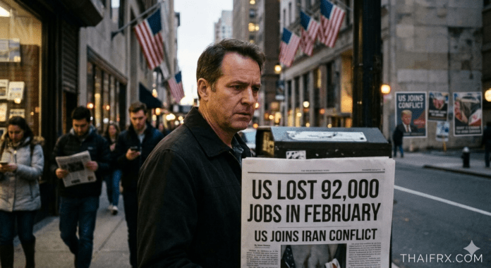 การจ้างงานนอกภาคเกษตร สร้างความตกตะลึงให้กับตลาดการเงินทั่วโลก (Shock Market) มีการ 