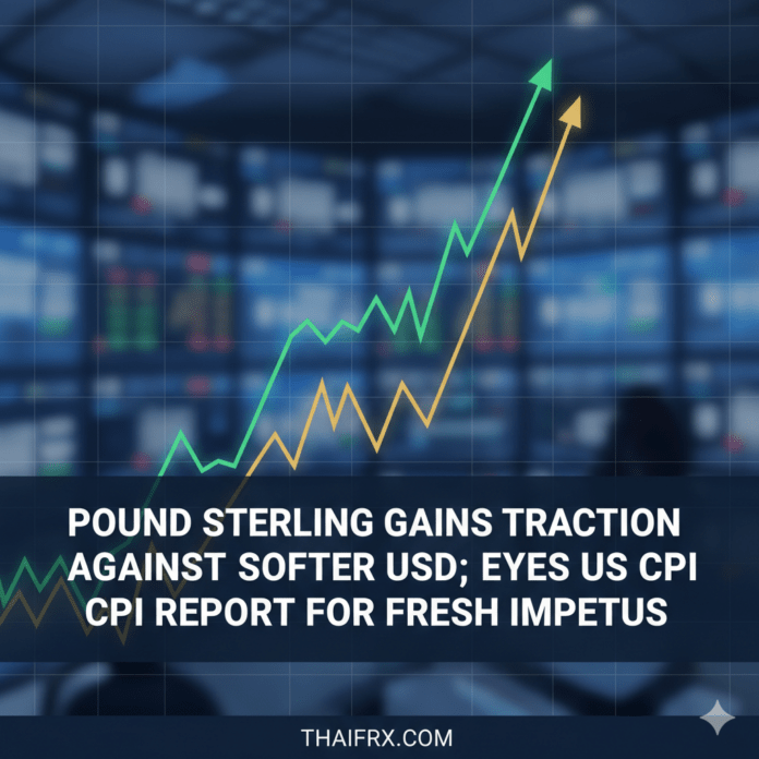 GBP/USD ฟื้นตัวต่อเนื่อง รับดอลลาร์อ่อนค่าชั่วคราวขณะตลาดลุ้นตัวเลข CPI คืนนี้