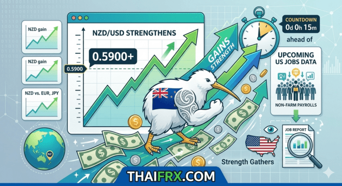 NZD/USD เริ่มฟื้นตัวและกลับมายืนเหนือระดับ 0.5900 ได้อย่างแข็งแกร่ง